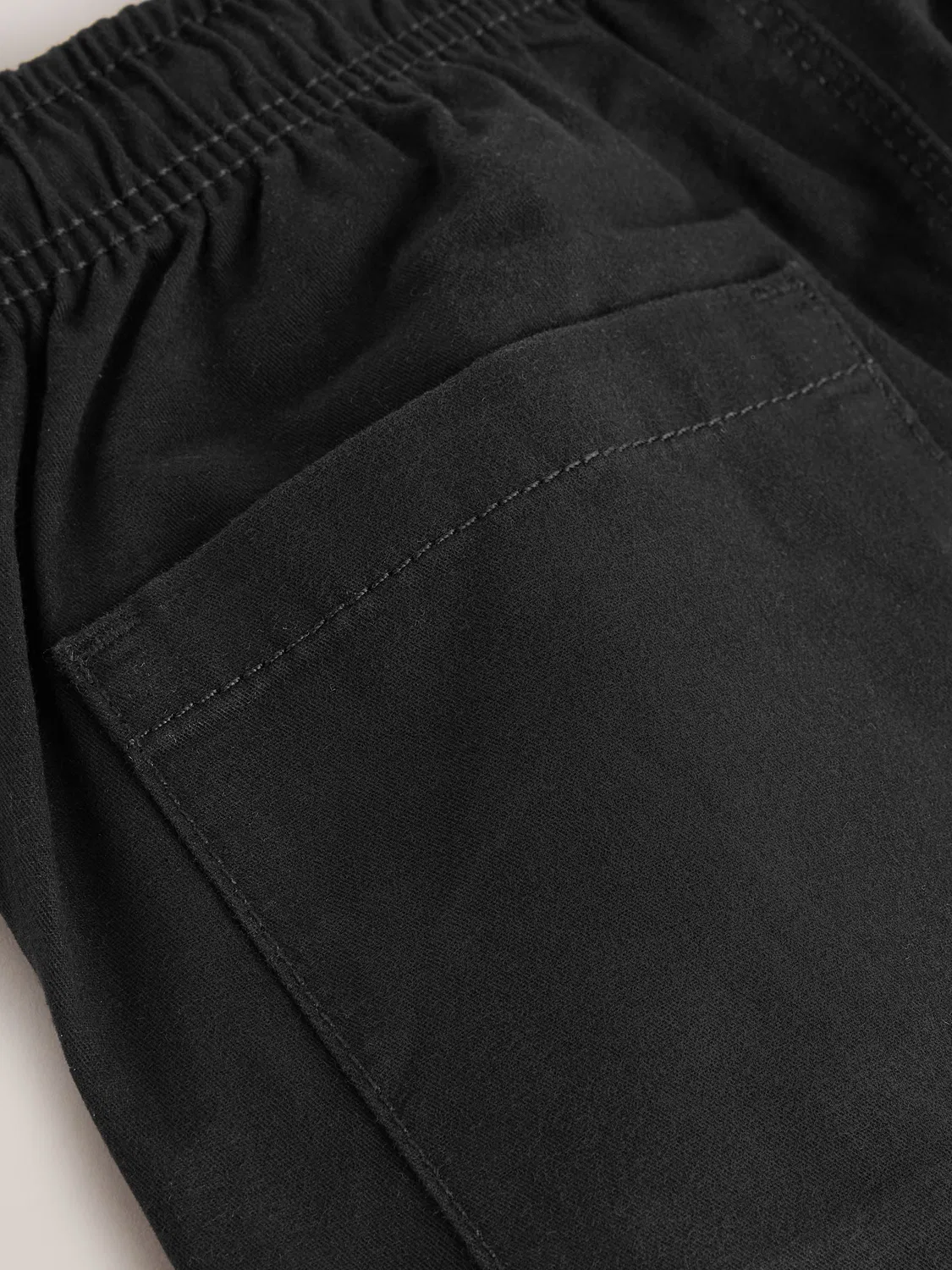 Шорты свободного кроя, Black Loose Fit Shorts Next, черный — фото 3