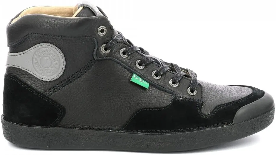 Кроссовки Kickers Trial High Men's Trainers, Black — фото 2