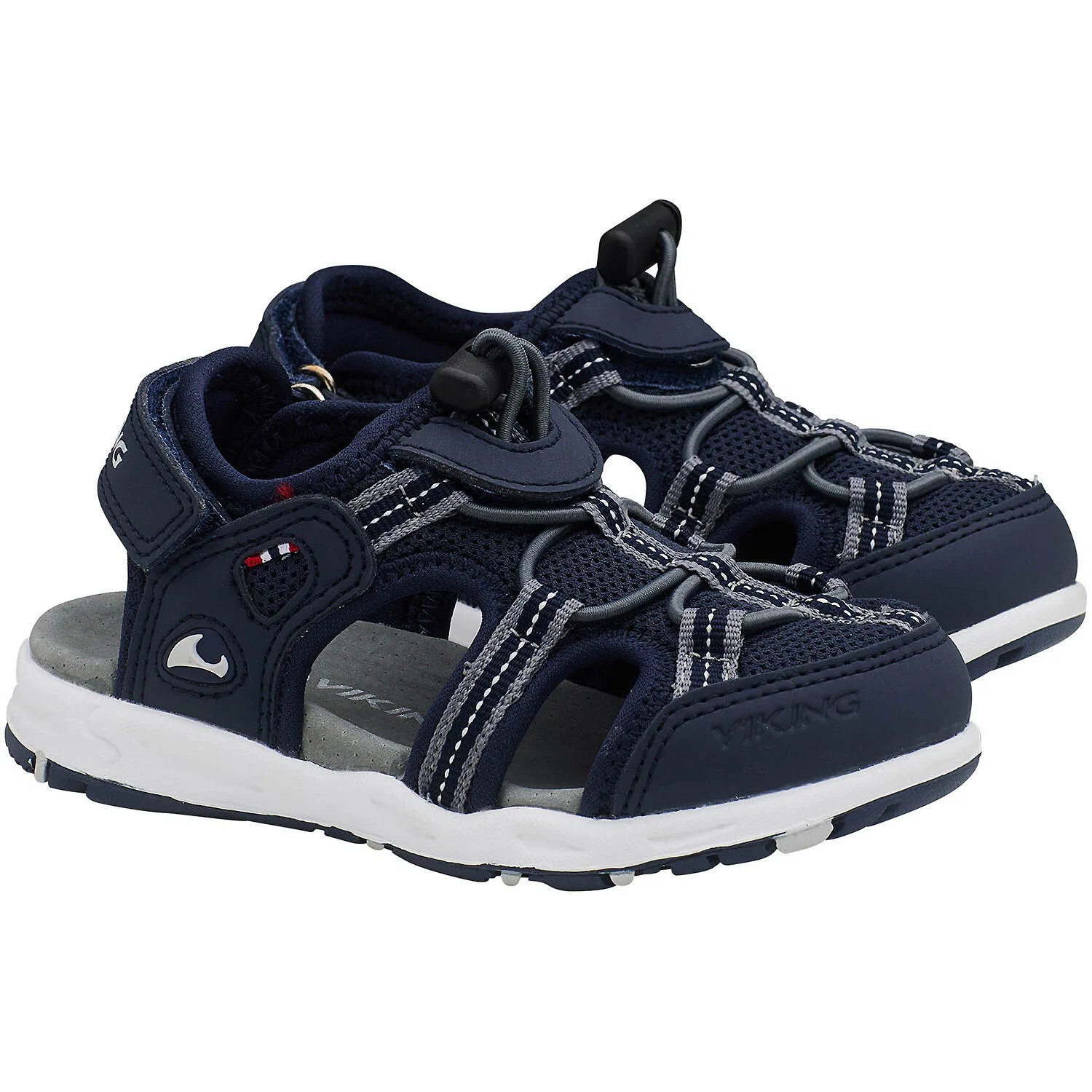 Детские треккинговые сандалии с защитой мыска THRILL SANDAL SL Viking, Navyblau — фото 4
