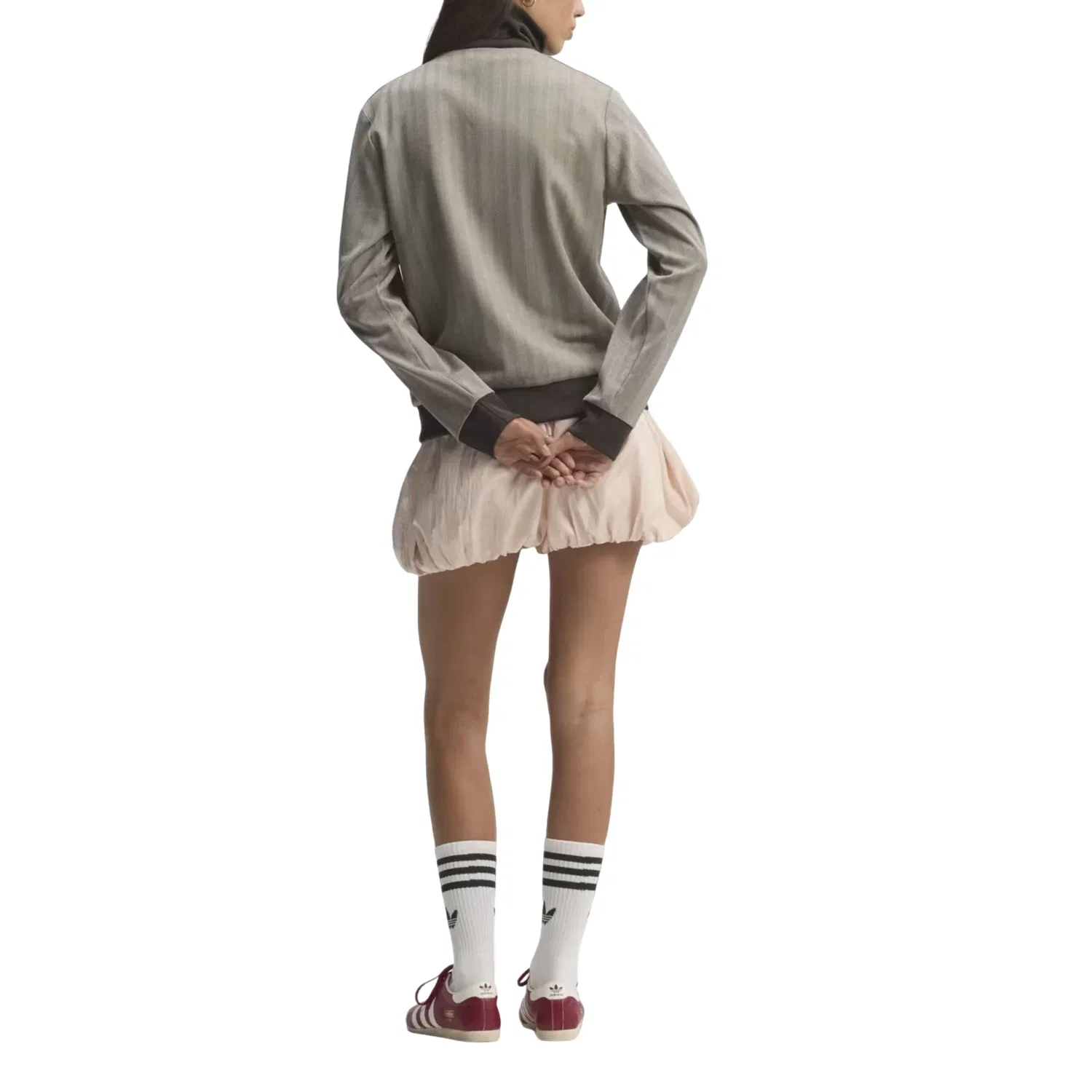 Женская куртка Track Top OG Tweed Jacket Asia Sizing 'Light Brown' adidas, Light Brown — фото 4
