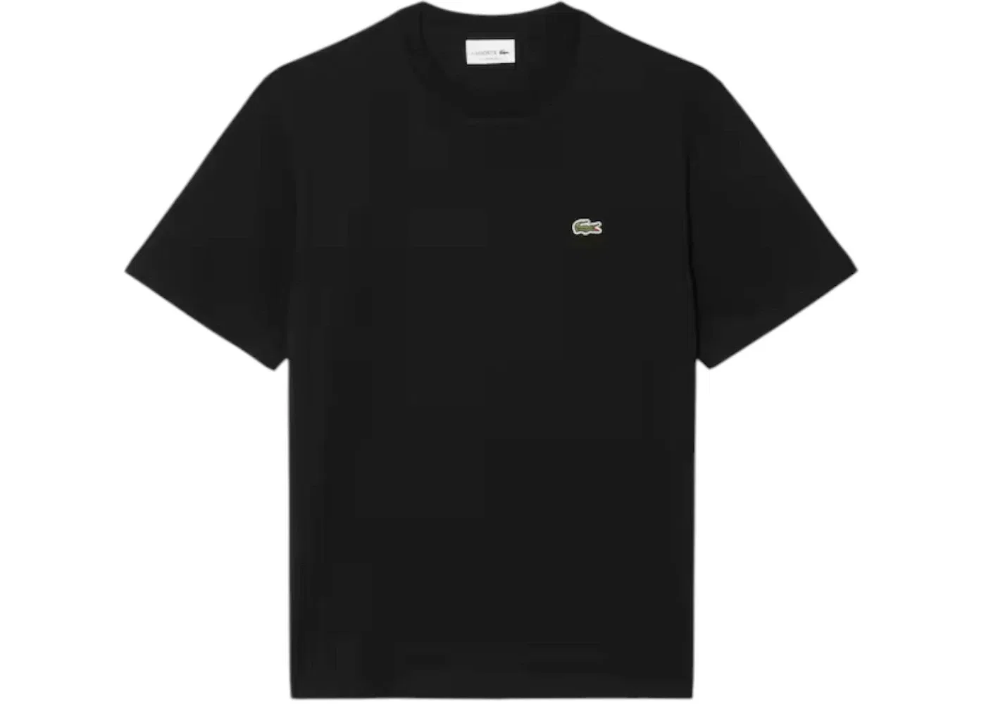 Мужская футболка Lacoste T-Shirt, хлопок, черный