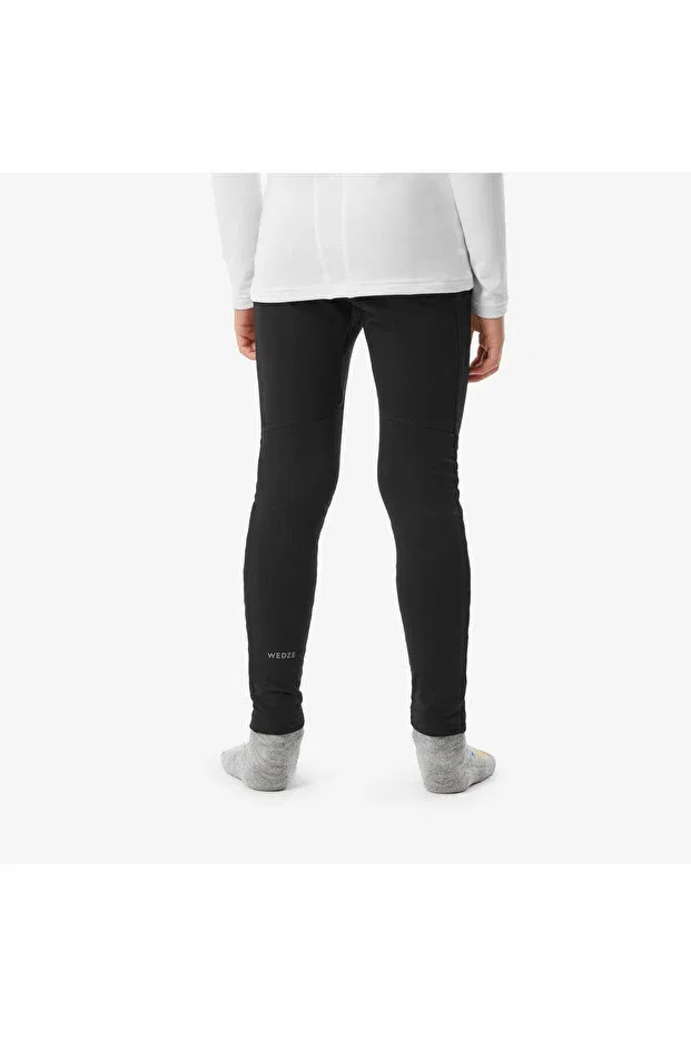 Детский термо-леггинсы для мальчиков хлопковые Decathlon, Black — фото 3