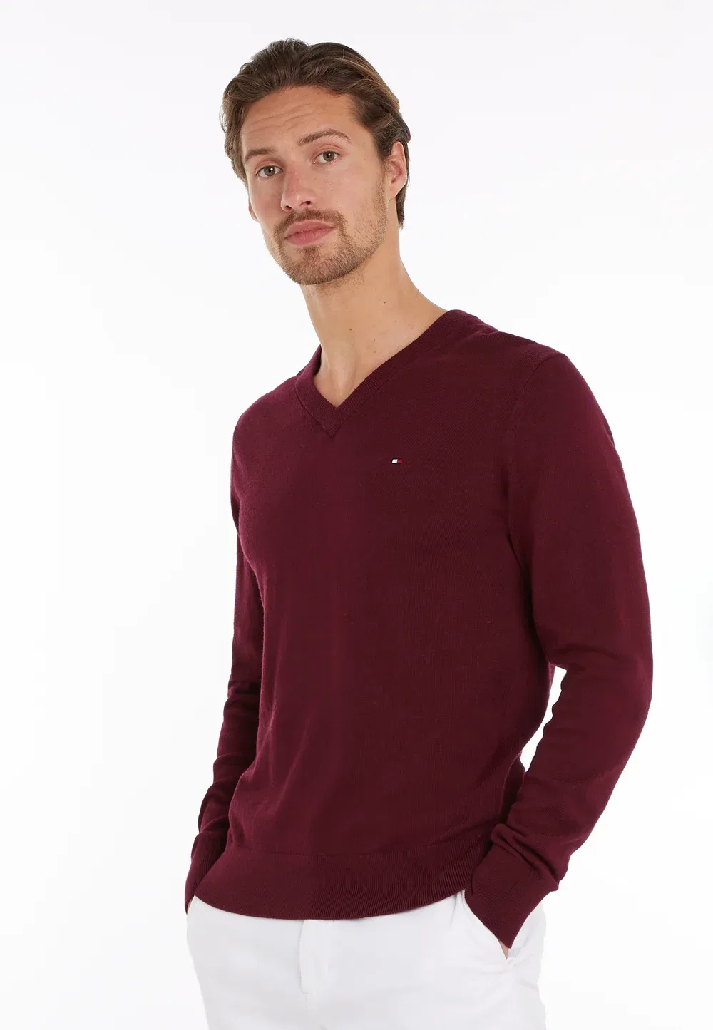 Пима - джемпер Tommy Hilfiger, Deep Rouge