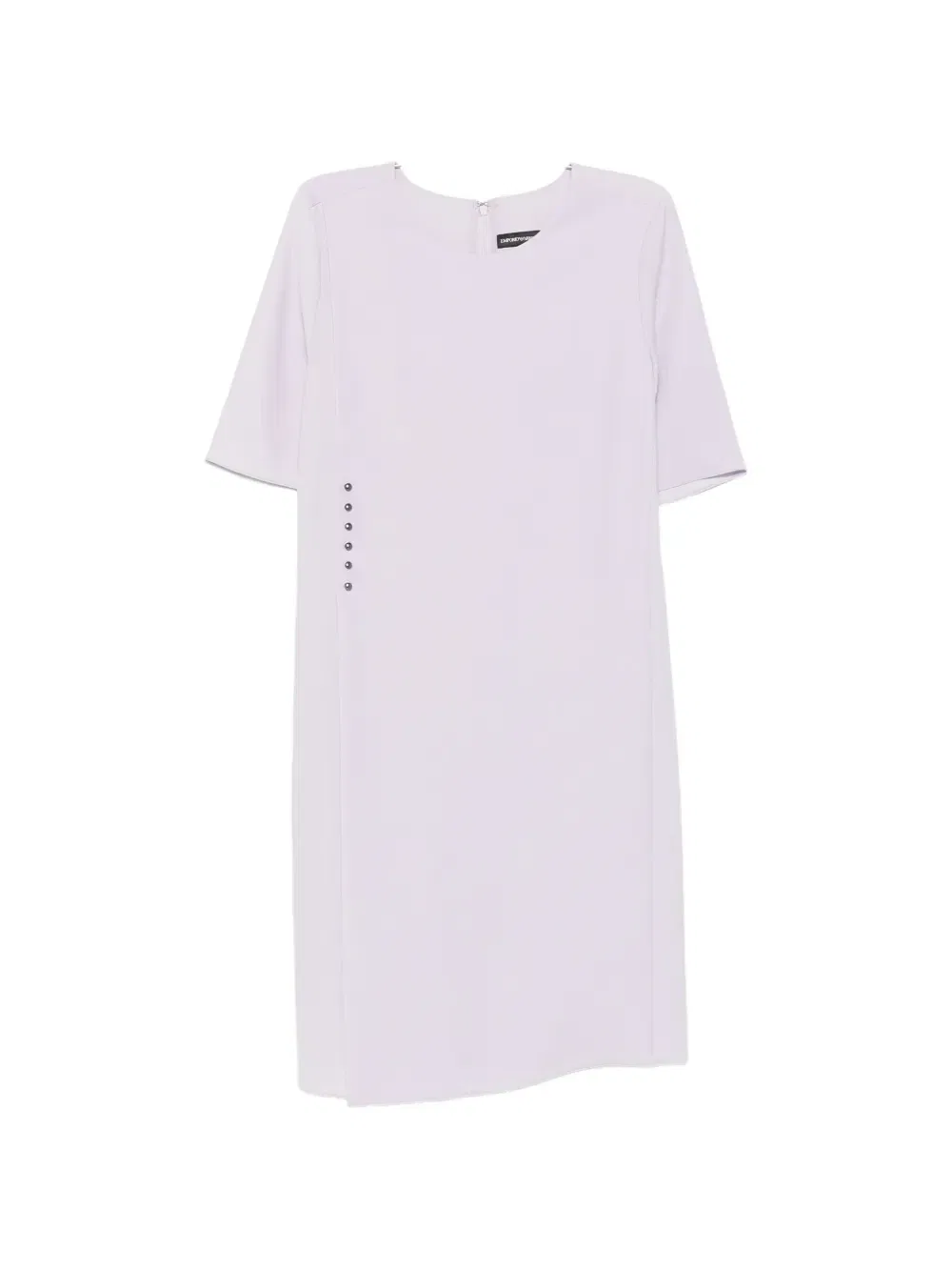 Мини-платье украшенное заклепками Emporio Armani, фиолетовый