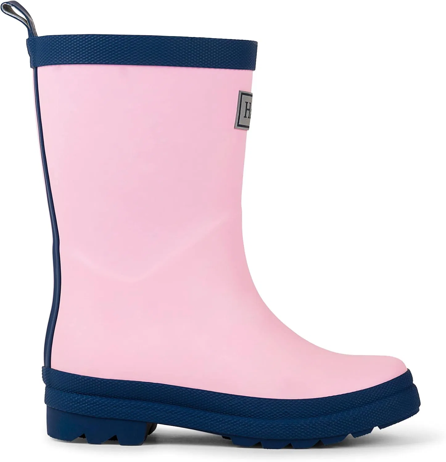 Детские дождевые сапоги Solid Rain Boots Hatley, Pink Navy — фото 4