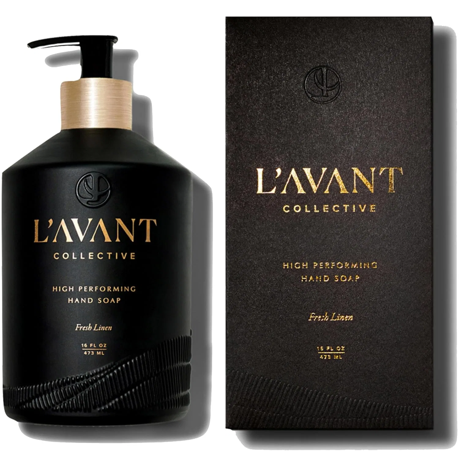 Жидкое мыло для рук L'AVANT Collective Fresh Linen, 400 мл, Черный
