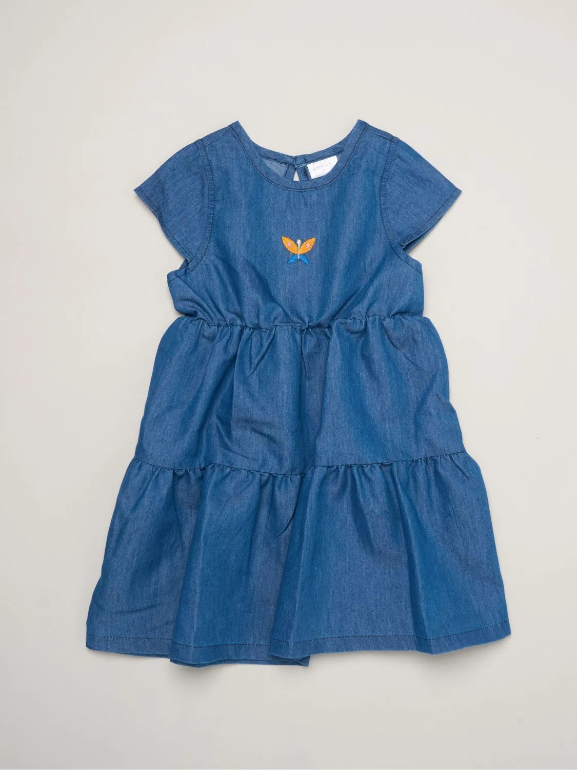 Платье Miss Orange Floral Print And Chambray Dresses 2 Pack, оранжевый — фото 4
