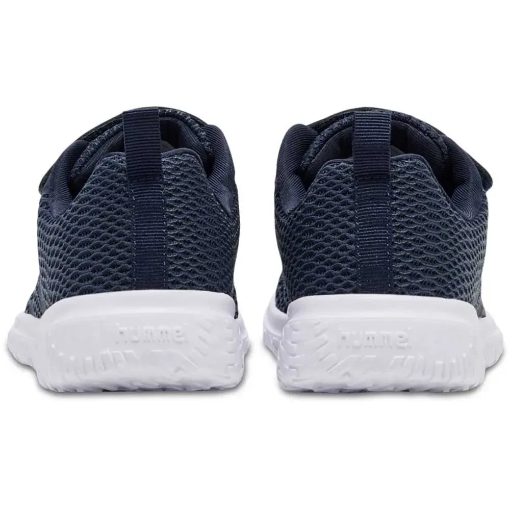 Детские кроссовки для девочек с липучкой Actus Recycled JR Hummel, Blue — фото 4