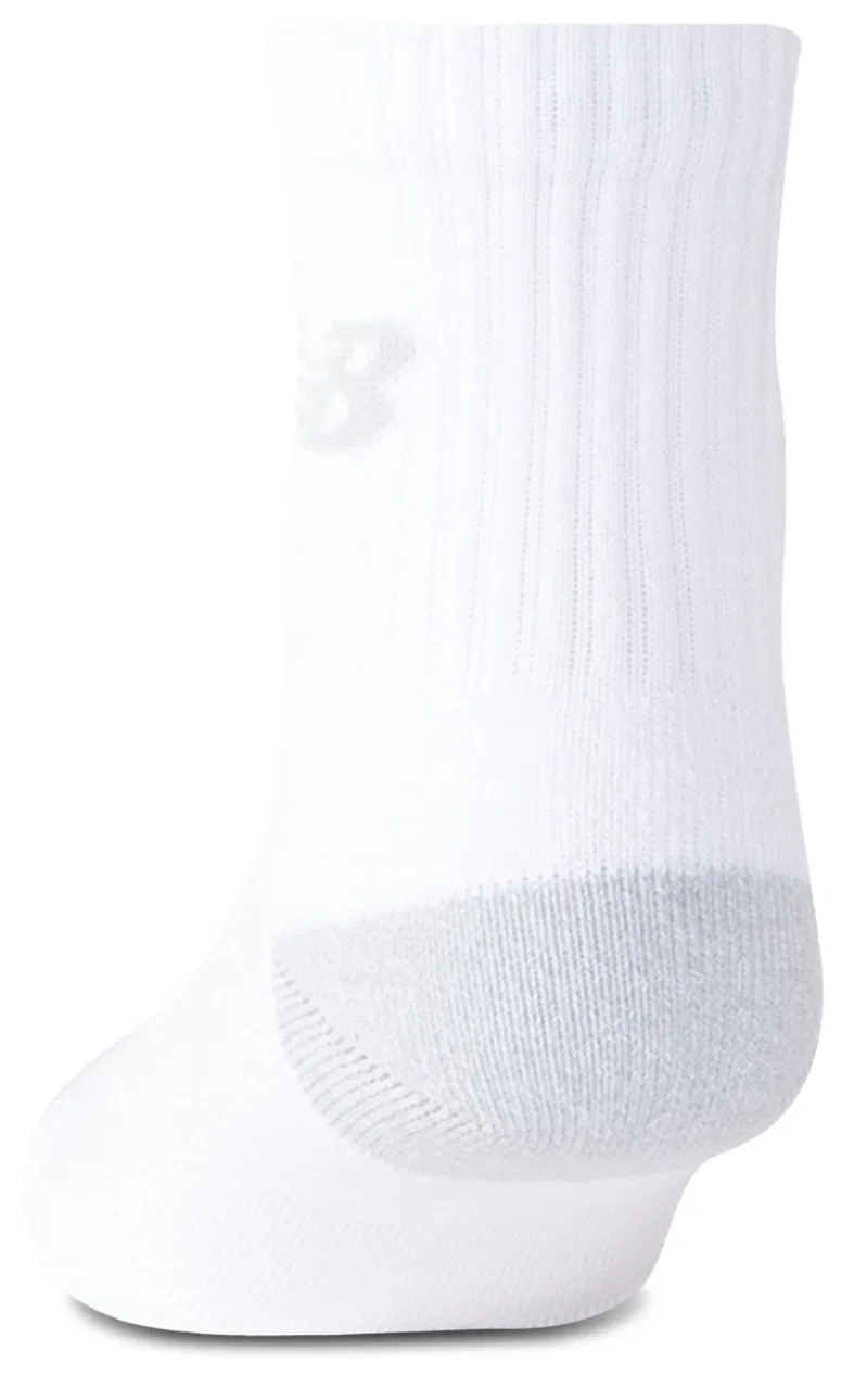 Носки для мальчиков Active Cushion 6PK Quarter New Balance, белый — фото 3