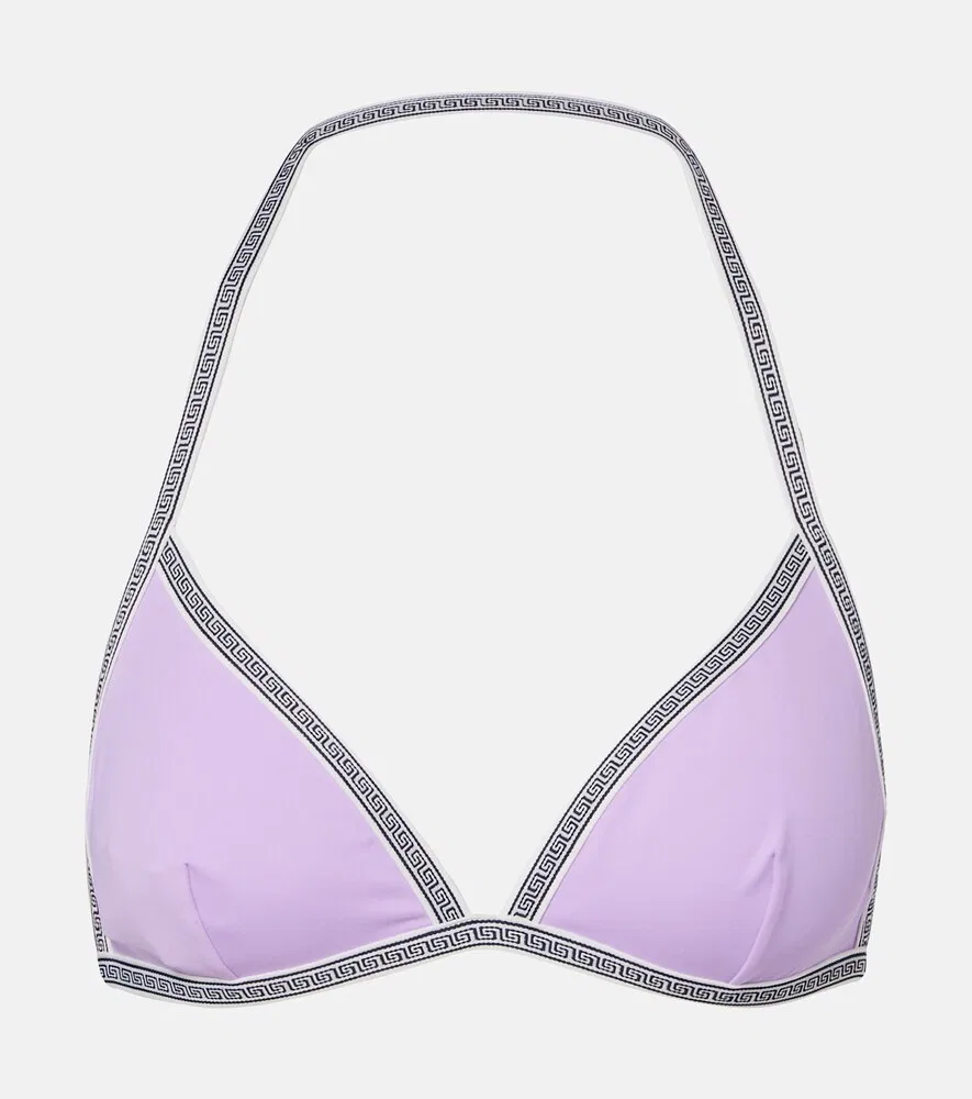 Верхняя часть бикини Greca Versace, фиолетовый