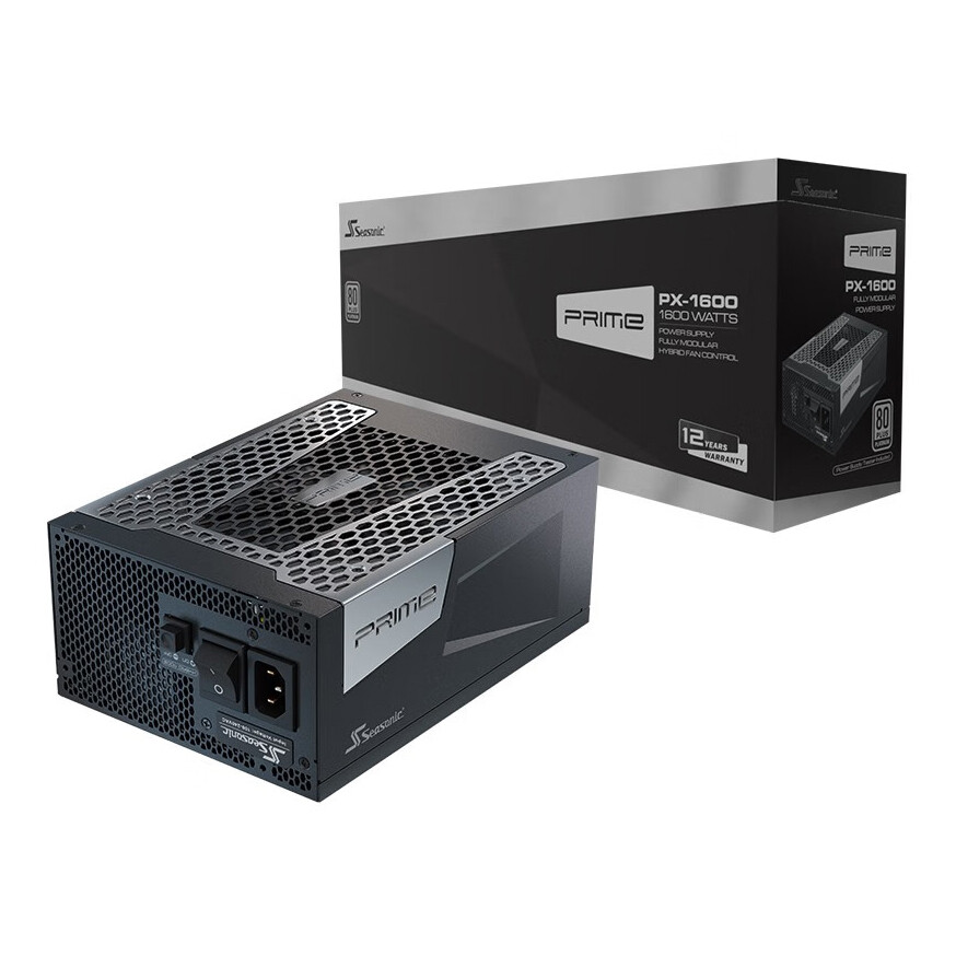 Блок питания Seasonic Prime PX 1600 ATX3.0, 80 PLUS Platinum, 1600 Вт, SSR-1600TR2 — фото 4