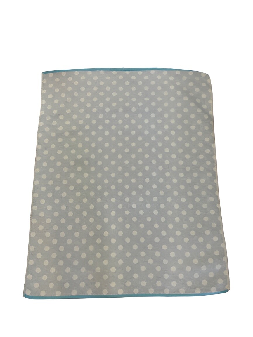 

Детский плед David Fussenegger Warm Cotton Polka Dot With Border, 70×90 см, серый