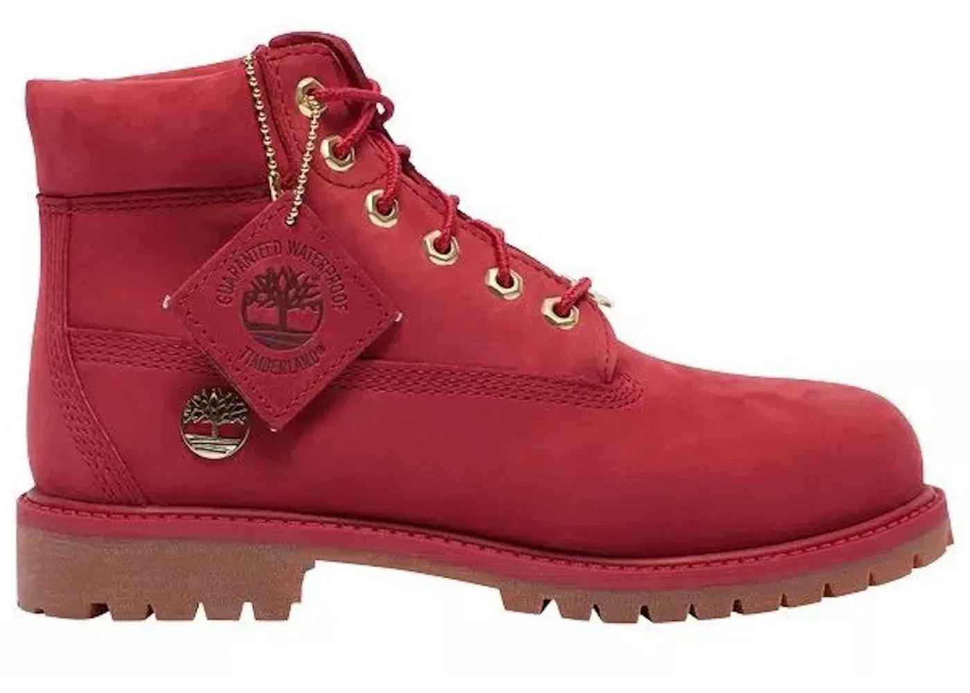 Детские ботинки с высоким берцем Timberland 6 Inch Premium Boot, Dark Red