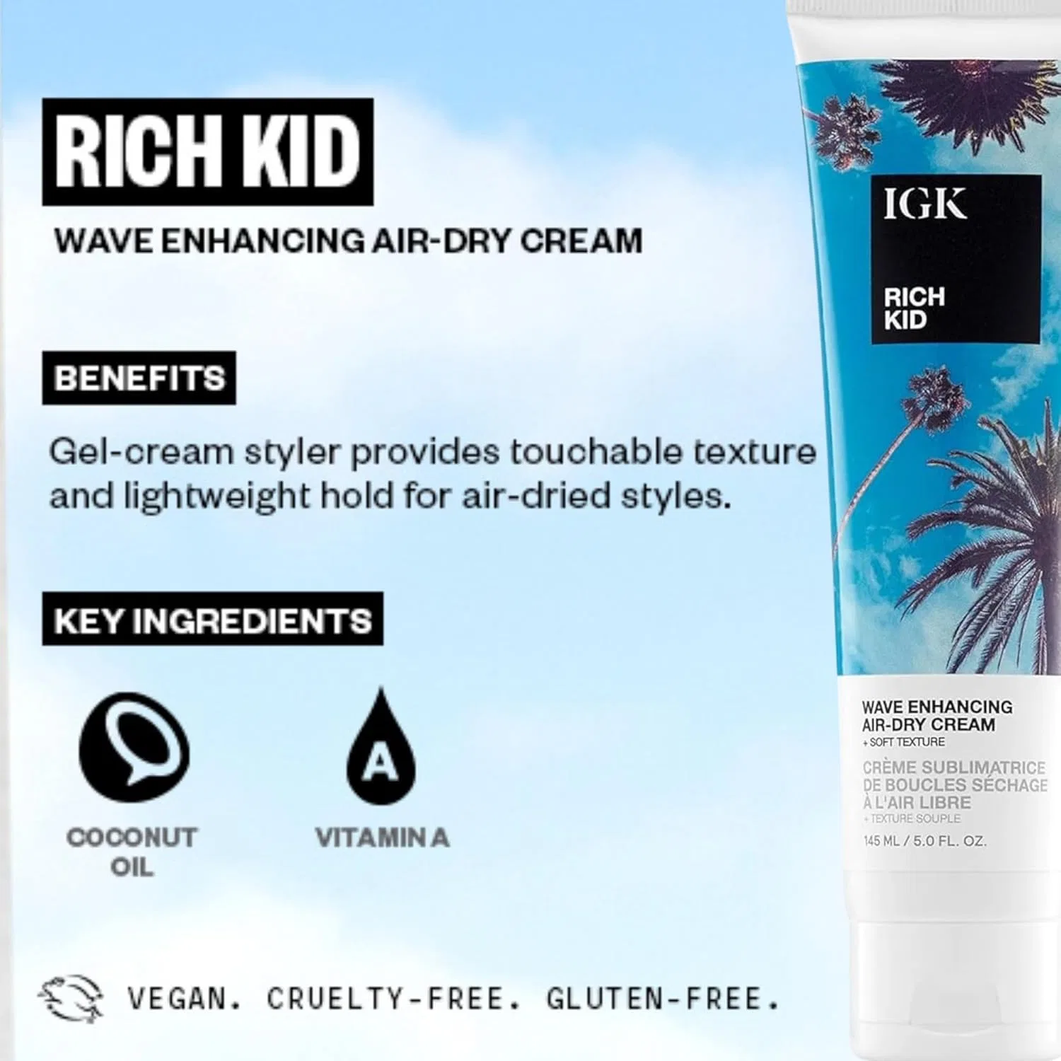Масло для волос IGK Coconut Oil Air Drying, 147.87 мл — фото 3