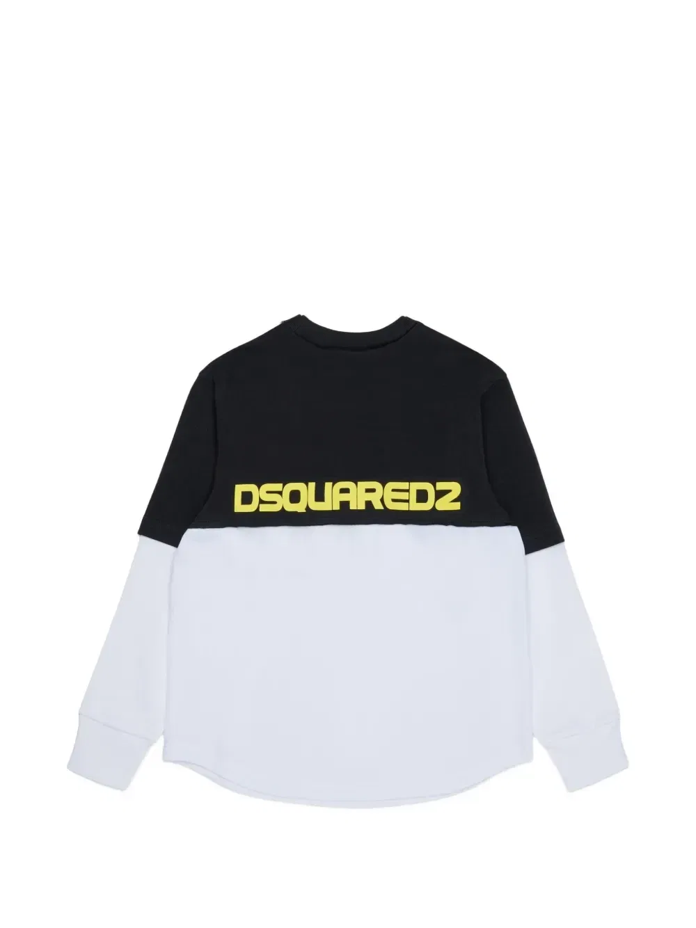 Толстовка с сетчатым карманом и логотипом Dsquared2 Kids, черный — фото 2