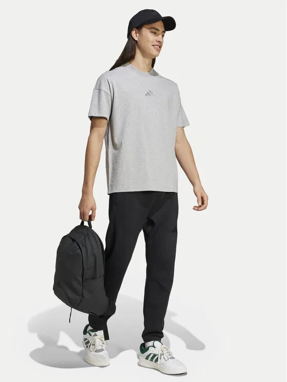 Футболка loose fit Adidas, серый — фото 2