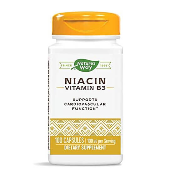 

Ниацин Nature's Way, 100 капсул