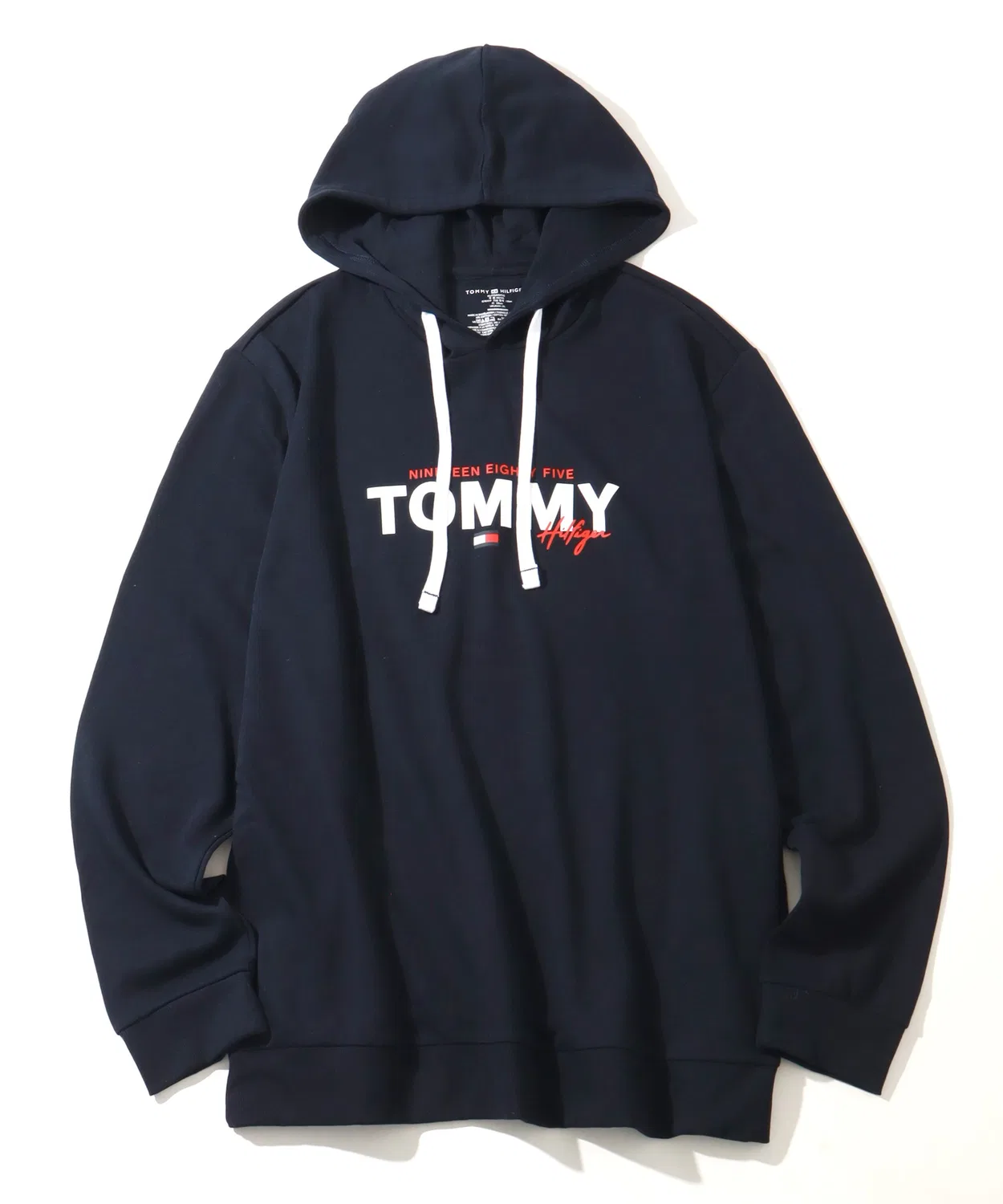 Мужское худи с принтом Tommy Hilfiger, Blue — фото 2