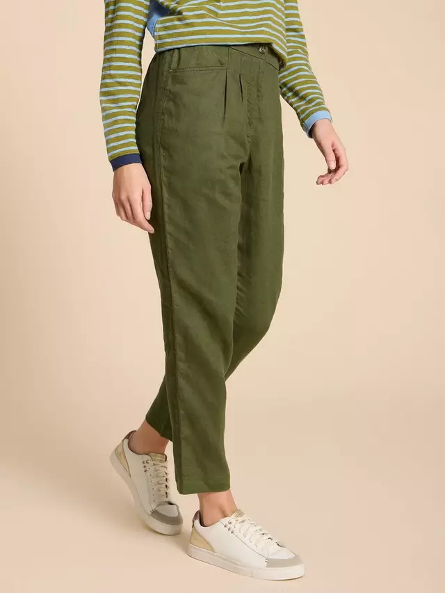 

Брюки White Stuff Rowena Linen, зеленый
