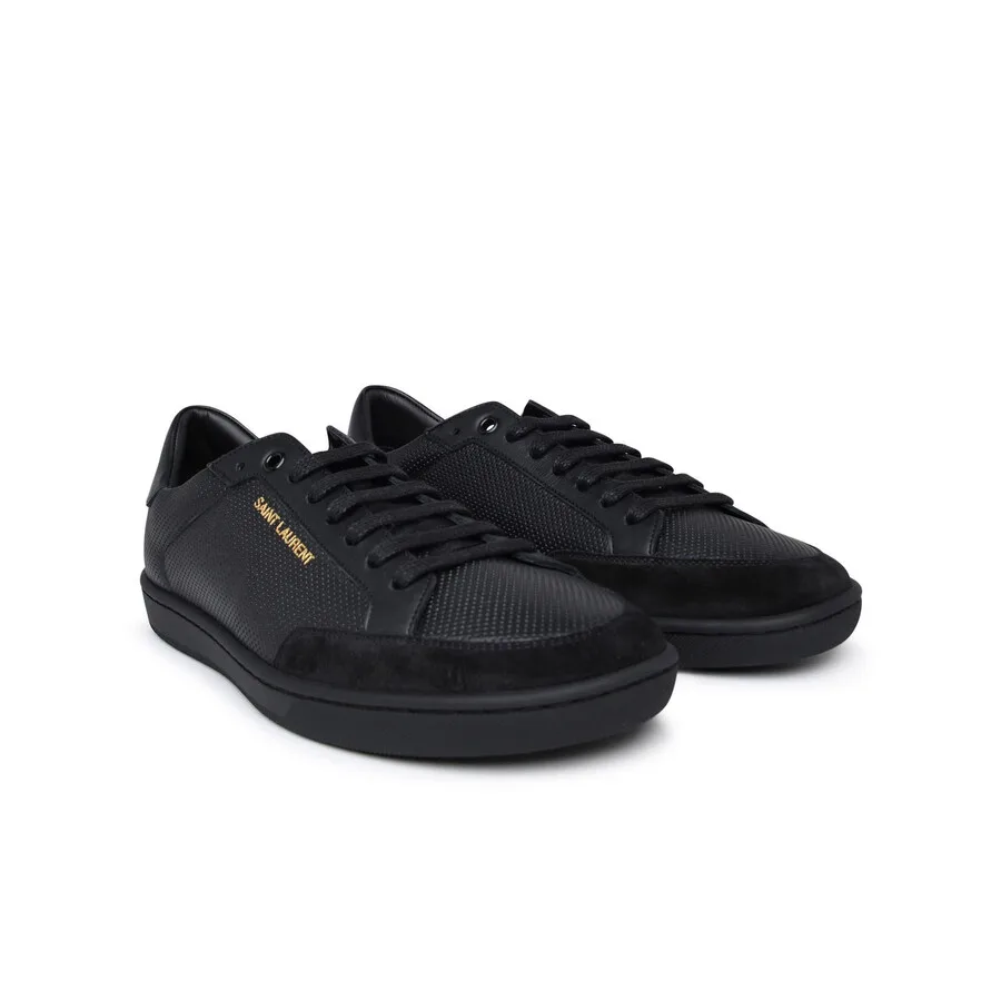 Мужские кроссовки Saint Laurent Court Classic низкие, черный — фото 2