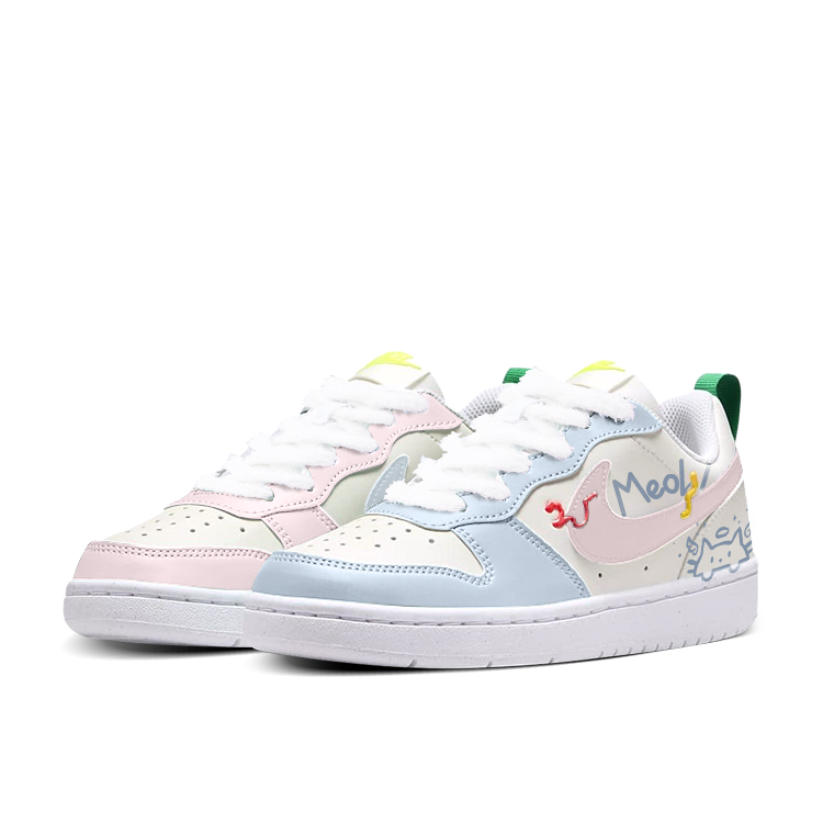 

Детские скейтерские кроссовки Court Borough для младших школьников Nike, розовый