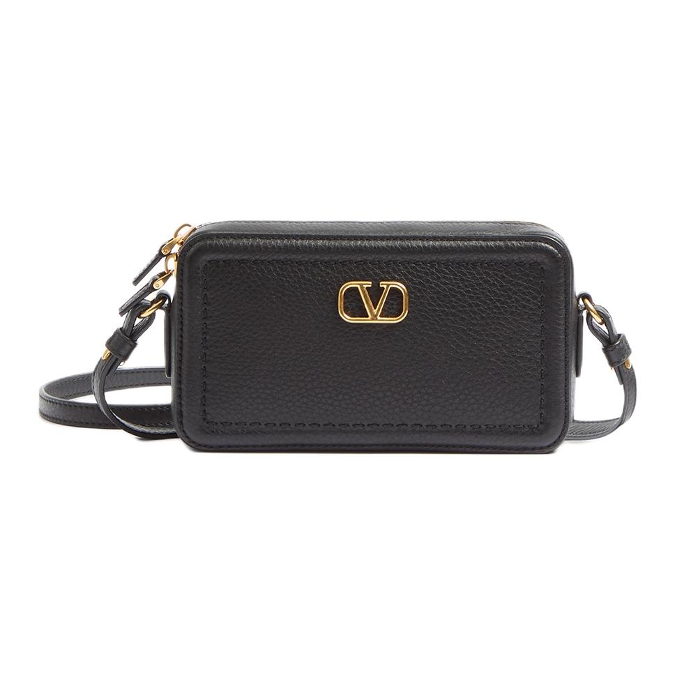 

Valentino ALLTIME Calfskin Shoulder Bag Mini Women's Black