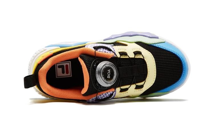 FILA Детские кроссовки для скейтбординга PS, Black/wax yellow — фото 2