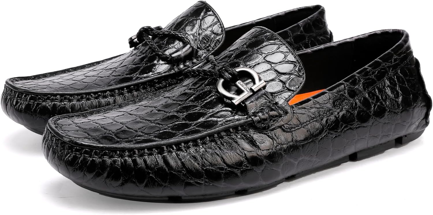 

Классические мужские кожаные лоферы Generic, черный