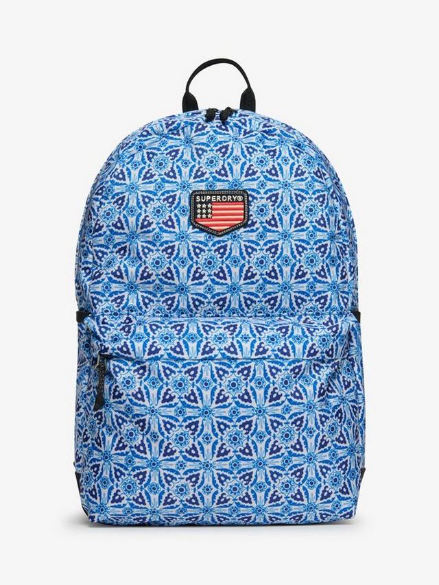 

Классический рюкзак Montana с нашивкой Superdry, Navy Geo