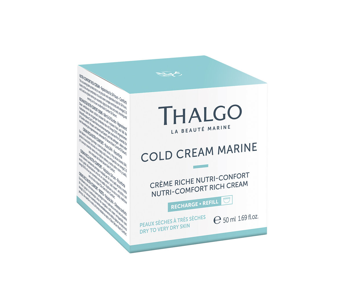 Thalgo Cold Cream Marine, Эко-наполнитель Nutri-Comfort Rich Cream, Эко-наполнитель ультранасыщенного крем-бальзама, 50 мл — фото 2