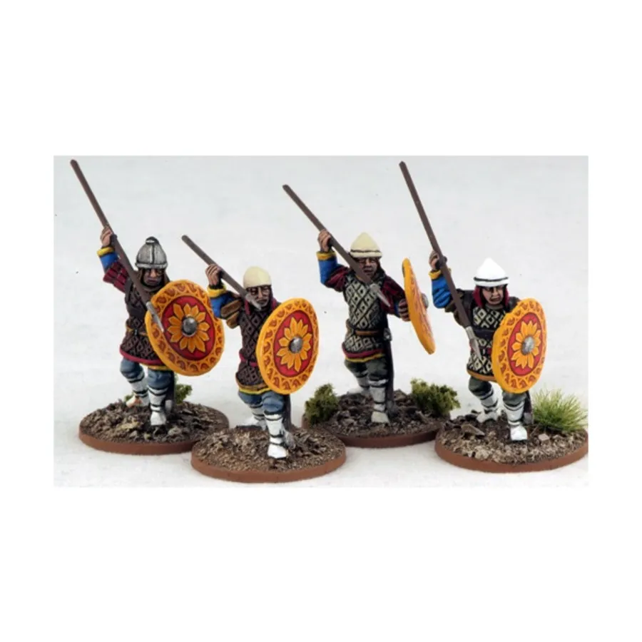 

Атакующая византийская пехота - стеганая, Gripping Beast Miniatures - Byzantine Periods - Rus & Slavs (28mm)