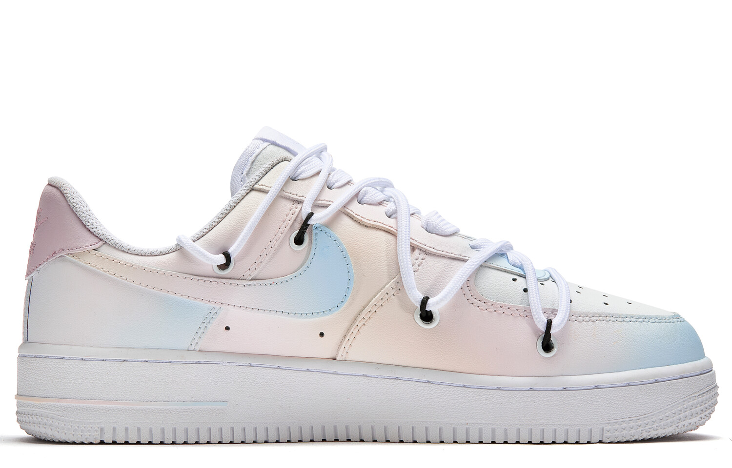 

Кроссовки Nike Air Force 1 Skateboarding Shoes Women's Low-top Pink/Blue, розовый