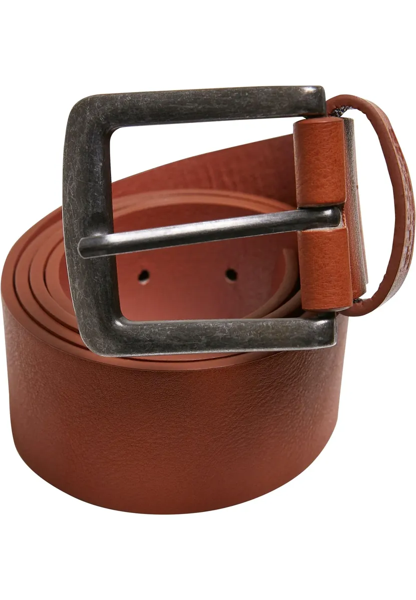 

Поясной ремень URBAN CLASSICS " Urban Classics Unisex Leather Imitation Belt", цвет Cognac