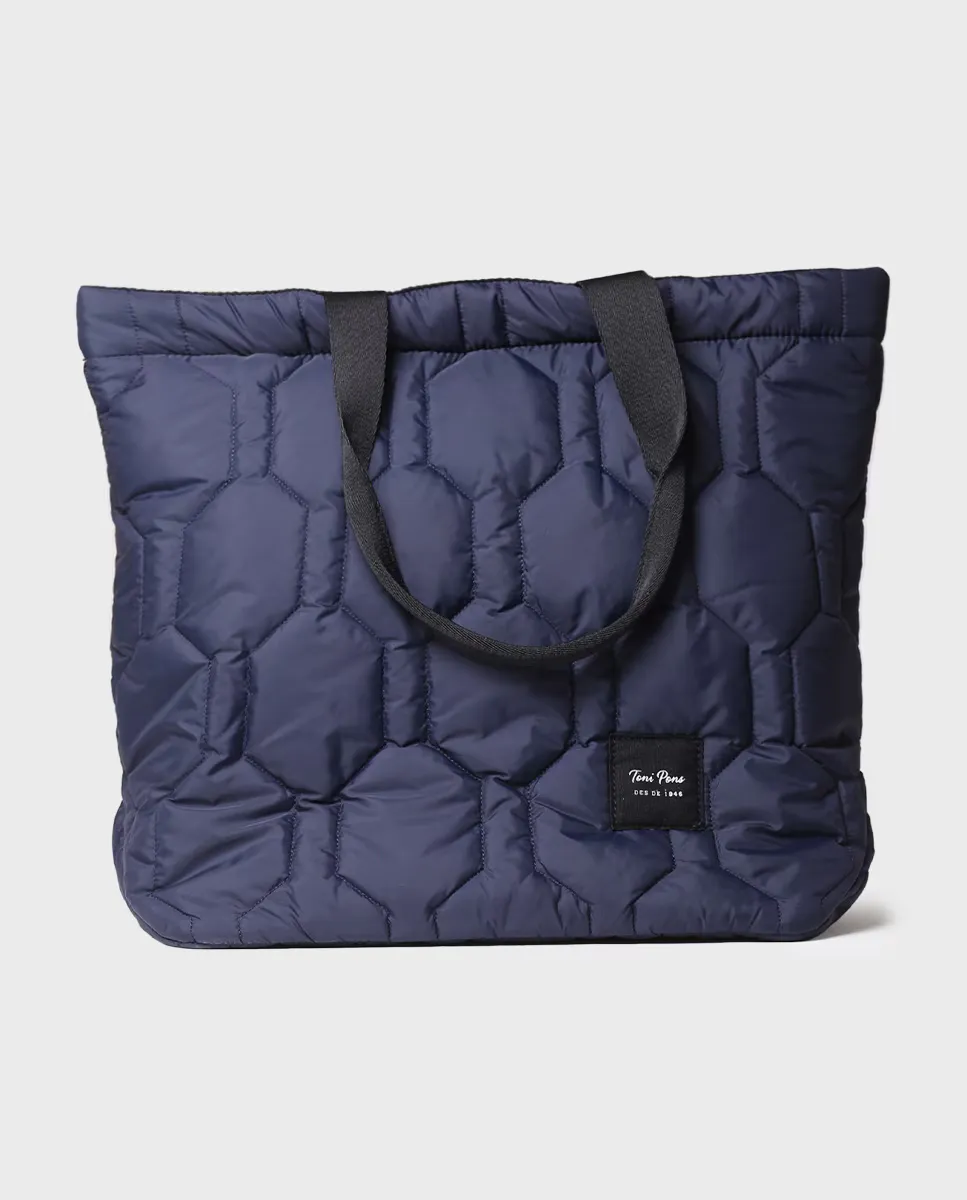 

Сумка через плечо из ткани Anorak с застежкой-молнией Toni Pons, синий