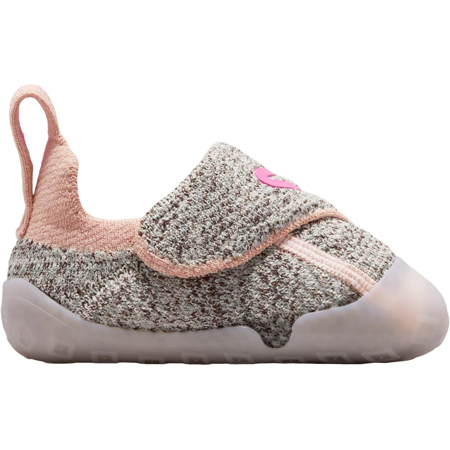Кроссовки для малышей Nike Swoosh 1 Low Top Heather Gray Pink — фото 3