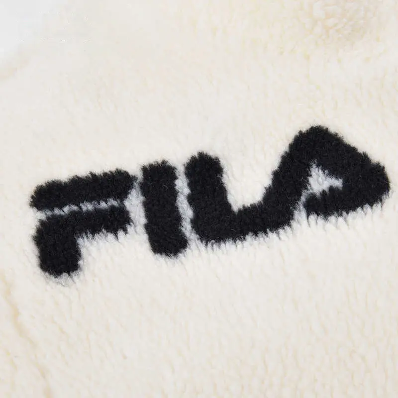 Велюровое пальто с принтом по всей поверхности для детей FILA KIDS, All Over Print — фото 4