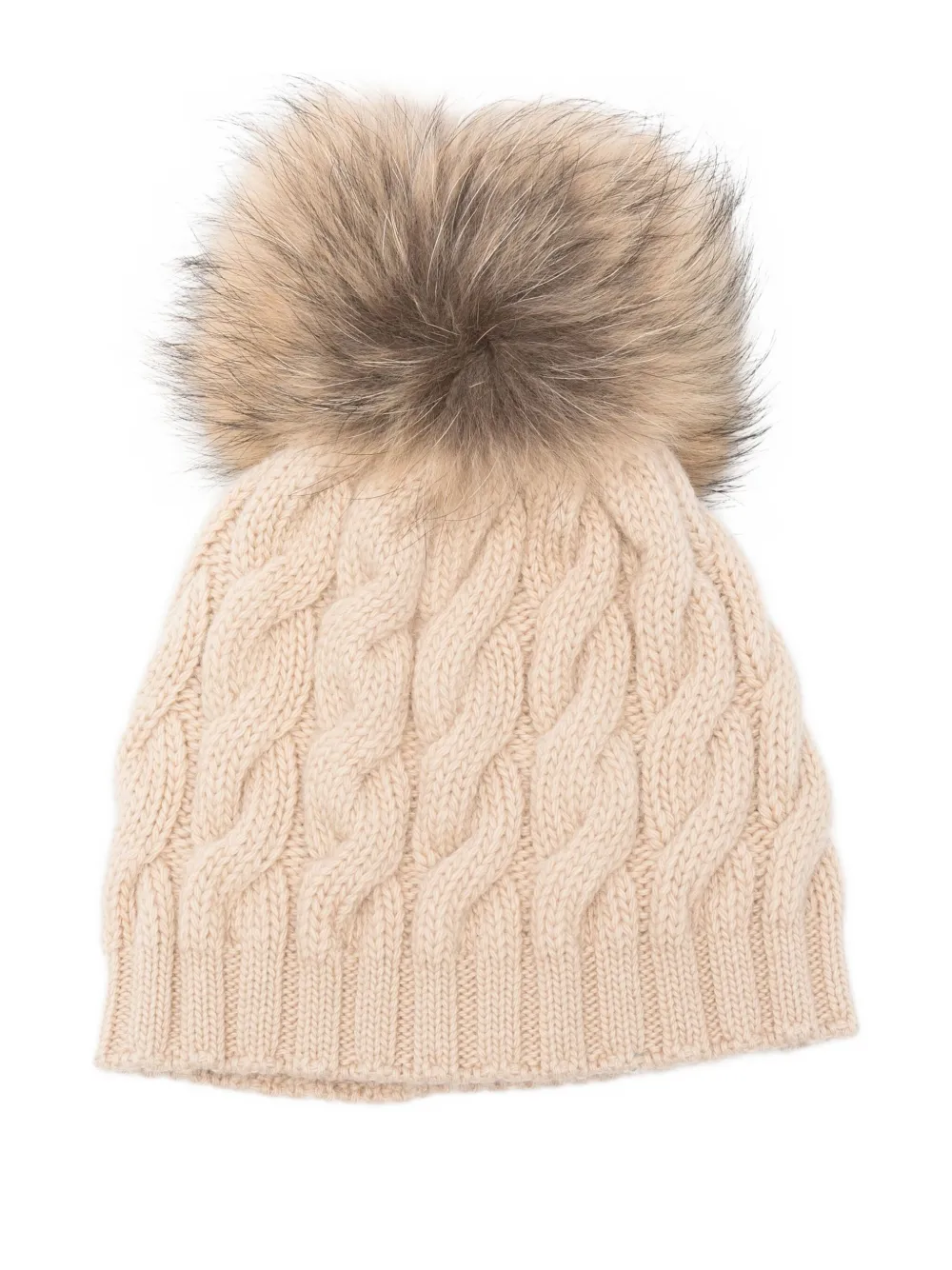 

Шапка-бини с косами Il Gufo, бежевый