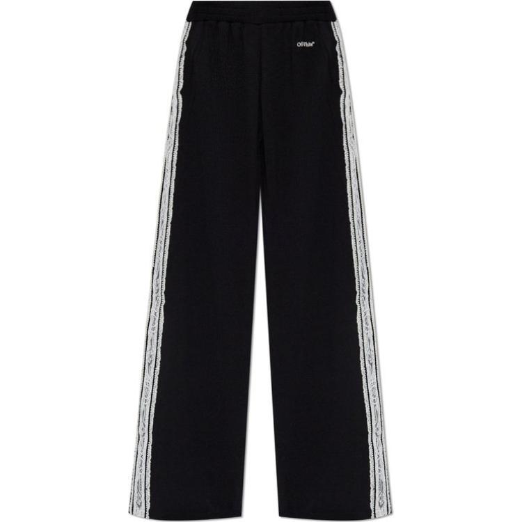 

OFF WHITE Брюки спортивные с кружевными деталями OFF-WHITE, Черный