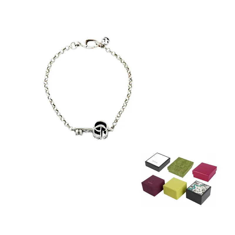 

GUCCI Двойной браслет с ключом из стерлингового серебра 925 пробы