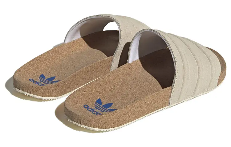 Шлепанцы премиум-класса adidas Adilette Wonder White Cork adidas originals — фото 4