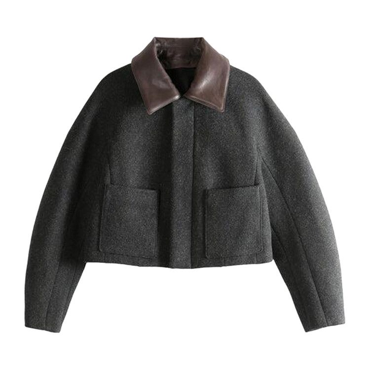 

Куртка Auralee Shetland Wool Double Cloth Blouson Jacket, Dark Charcoal
