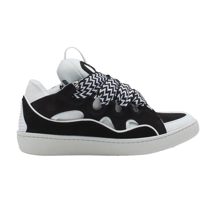 Кроссовки Lanvin Wmns Curb Sneakers Black White, черный
