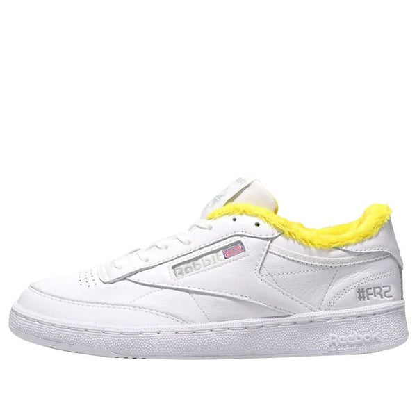 

Кроссовки atmos x #fr2 x club c 85 'white yellow' Reebok, белый