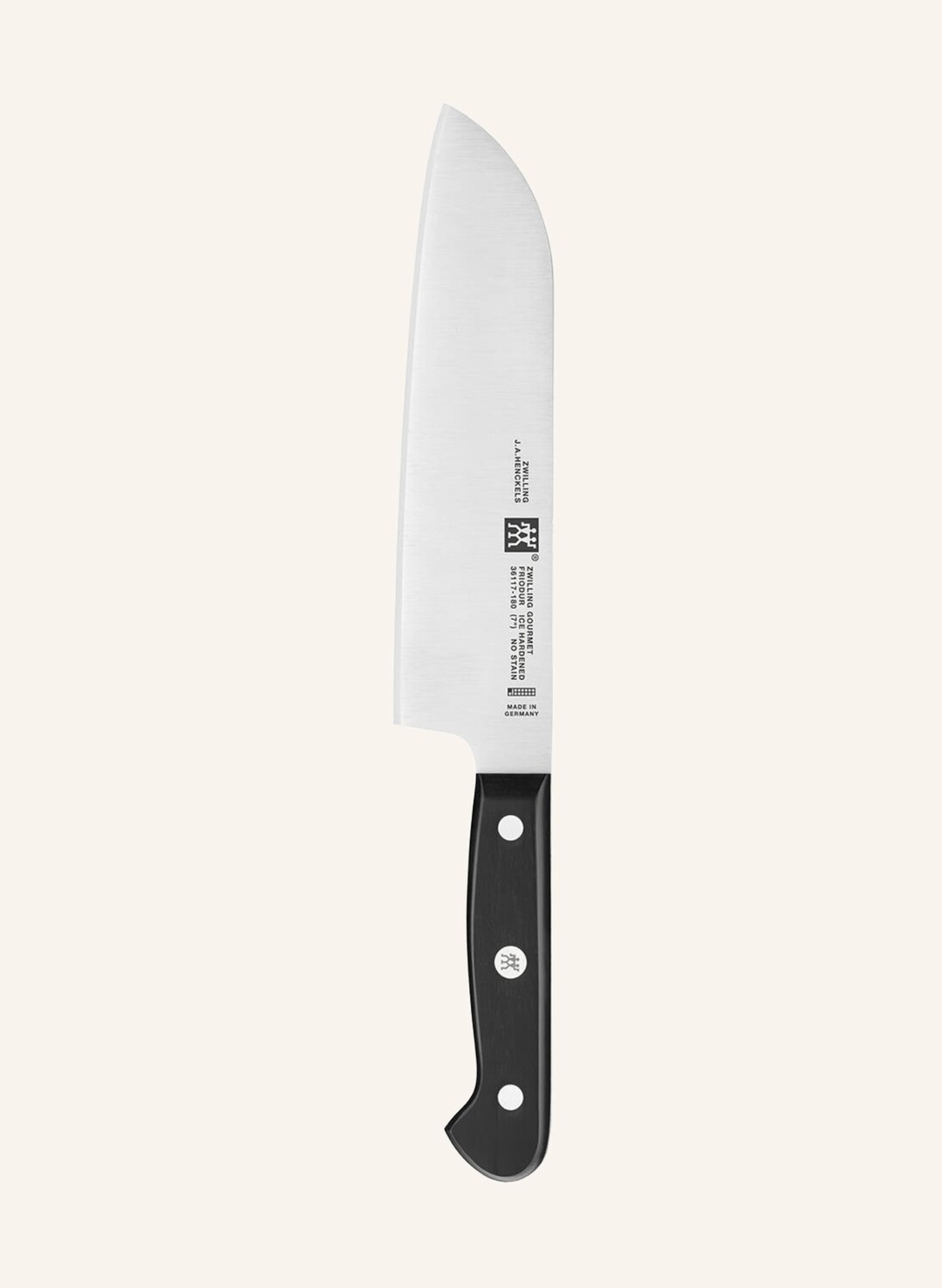 

Нож Сантоку для гурманов Zwilling, черный