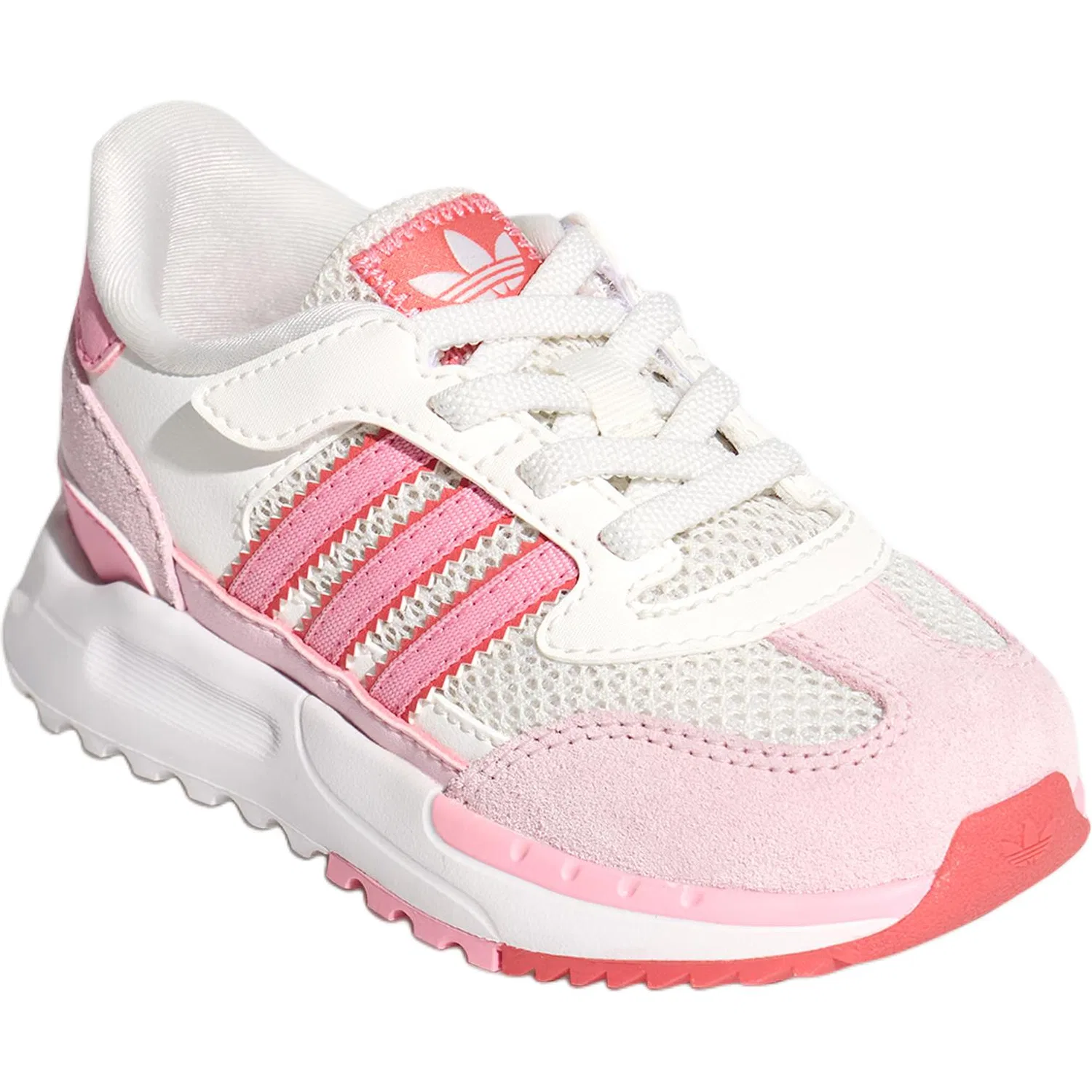Кроссовки RETROPY низкие для малышей Pink White Adidas Originals — фото 4