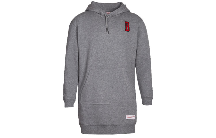 

Свитшот женский серый Mitchell Ness