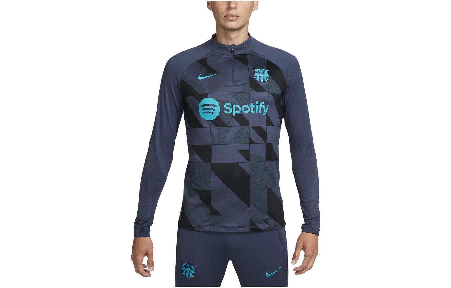 

Футбольная майка мужская темно-синяя Nike, темно-синий