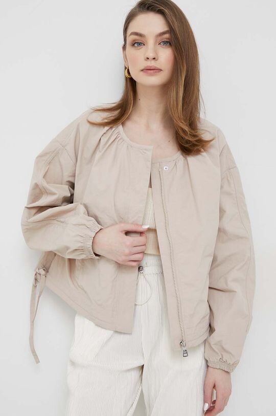 

Яркая куртка DKNY, бежевый