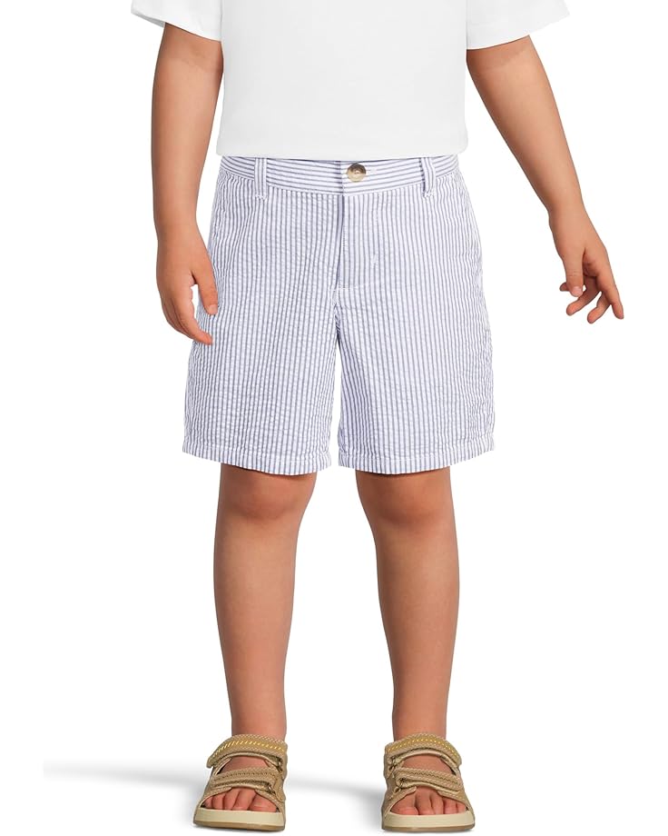 

Шорты Janie and Jack Seersucker Flat Front Shorts, цвет Multicolor