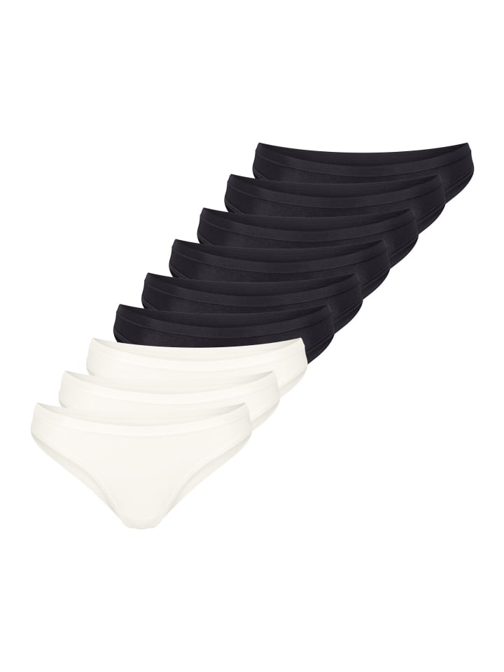 

Sloggi Трусы Mini Slip GO Daily Cotton in Schwarz / weiß